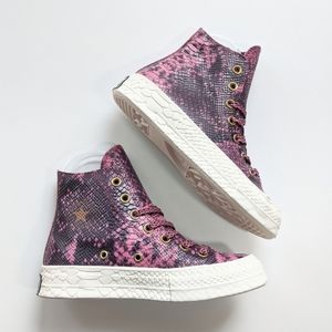 Converse Chuck 70 Hi Vintage Wine Black Egret Women's 5